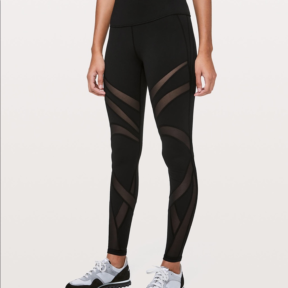 Lululemon Wunder Under High Rise Tight 28” Mesh 2